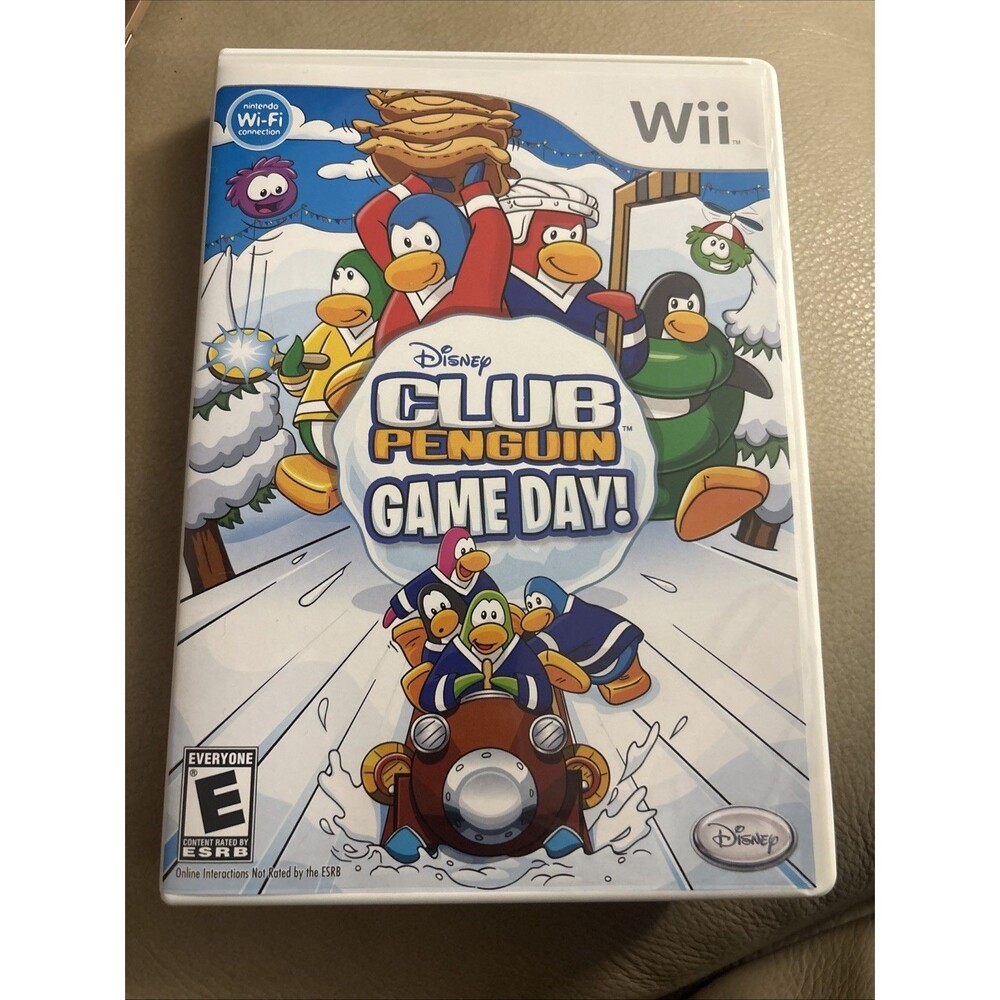 Nintendo Wii Disney Club Penguin Game Day! Video Game Rated E
